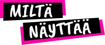 Miltä näyttää -kampanjan tunnus, jossa lukee "Miltä näyttää"